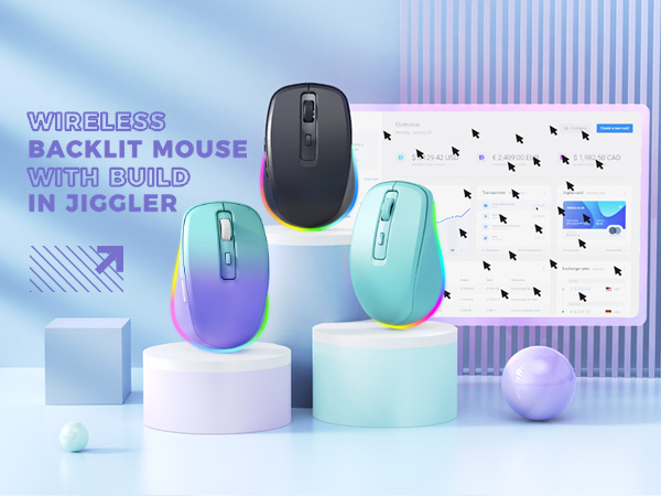 wireless mouse with jiggler