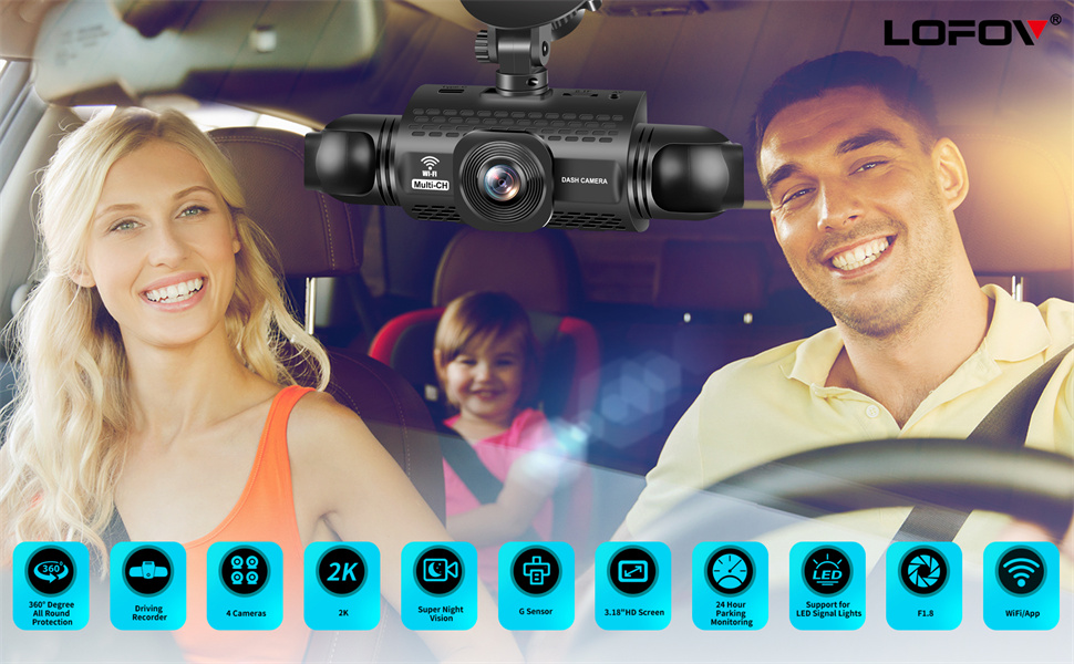 dash cam front and rear wireless -9