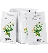 MYARO 12 Packs Honeysuckle Scented Sachets for Drawer and Closet, Long Lasting Air Freshener Fres...