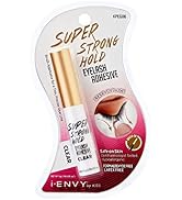 i-Envy by KISS Super Strong Hold Eyelash Adhesive, Waterproof Long-Lasting Strip Lash Glue, Natur...