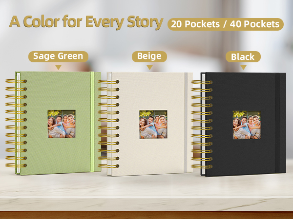  this 4x6 photo book with clear pockets is completely PVC-free, dustproof, and waterproof