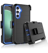 Njjex Rugged Case for Samsung Galaxy S23 FE 5G, for Galaxy S23 FE 5G Case with Belt Clip Holster,...