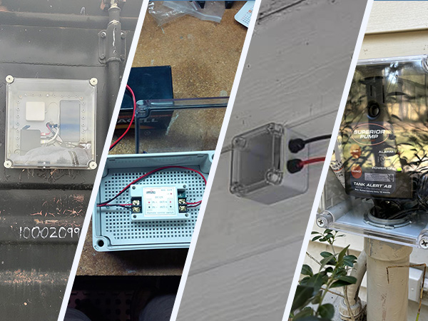 Clear cover junction box