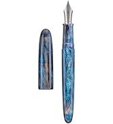 Asvine C80 Fountain Pen #8 Medium Nib Large Handcraft Pen with Converter Pen Box Collection Set (...
