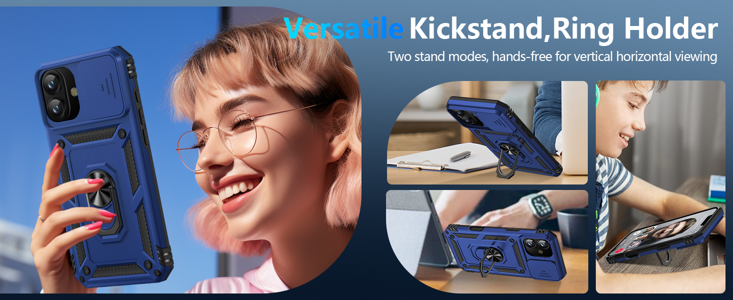 iPhone 17 blue case