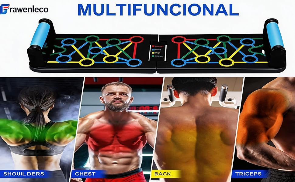 FRAWENLECO Foldable Push Up Board