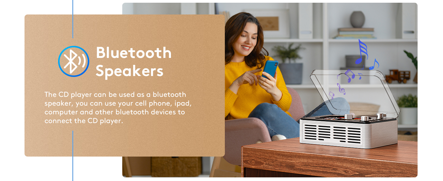 CD player with Bluetooth