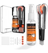 Glasses Cleaner,8 in 1 Glasses Cleaning Kit with 24H Anti Fog Eyeglass Cleaner Spray| Portable Gl...