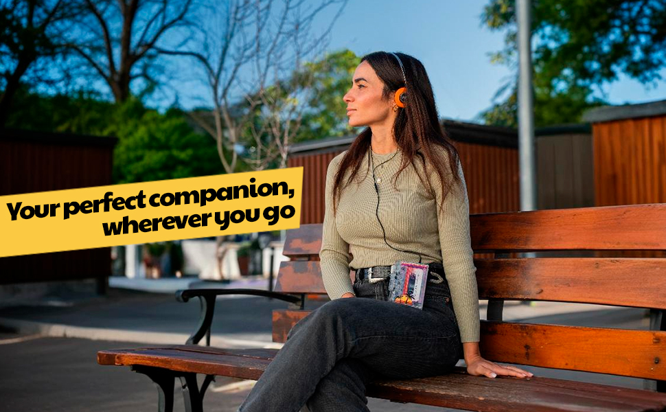 tape player retro music lovers portable device vintage audio system bluetooth feature nostalgic