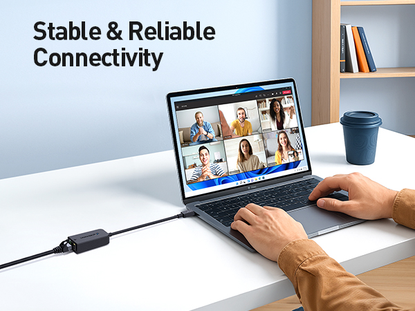 Gigabit Ethernet to USB C