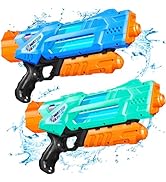 Quanquer Super Water Guns for Adults - 2 Pack Super Guns Water Soaker Blaster Squirt Toy 1200cc w...