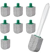 Pumice Stone Toilet Bowl Cleaner,Bathroom Cleaner Brush Toilet Wand Refills with 30CM Long Handle...