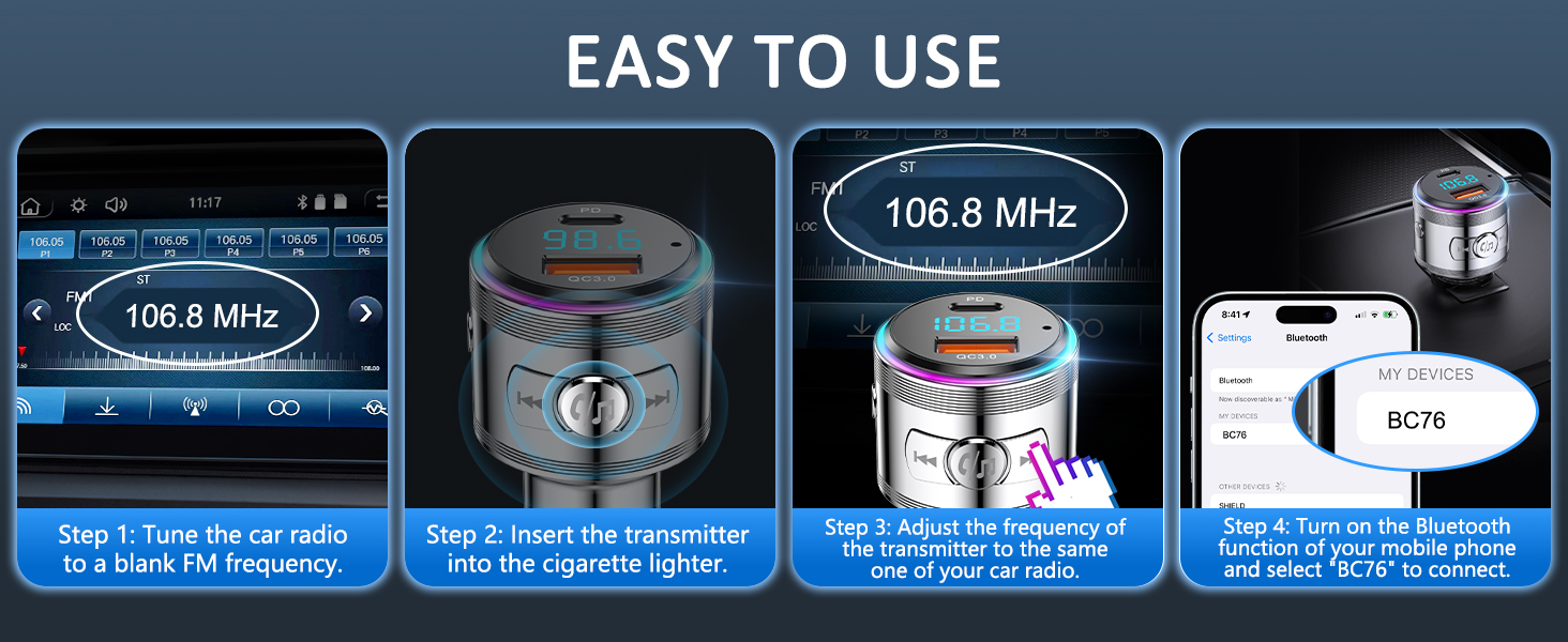fm transmitter bluetooth