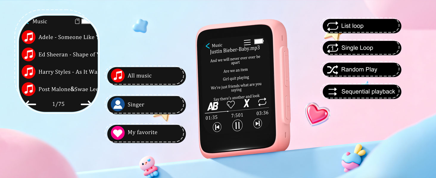 mp3 player with speaker, mp3 player with speaker built in, mp3 speaker