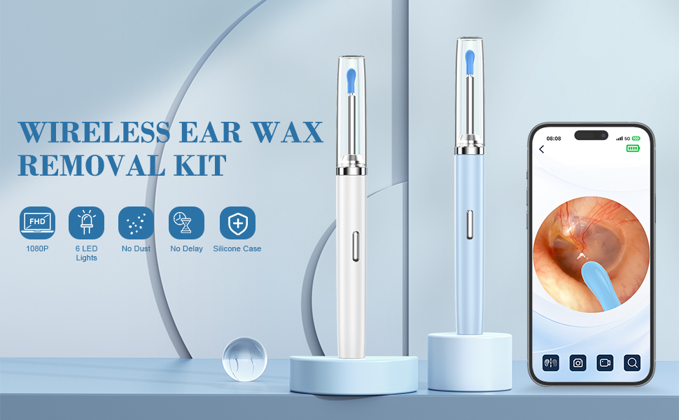 wireless ear wax removal kit 