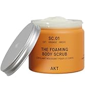 AKT, The Foaming Body Scrub. Prime, buff and revitalise your skin with rice and sugar exfoliants ...