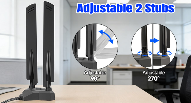 pc wifi 7 wifi 6e antenna