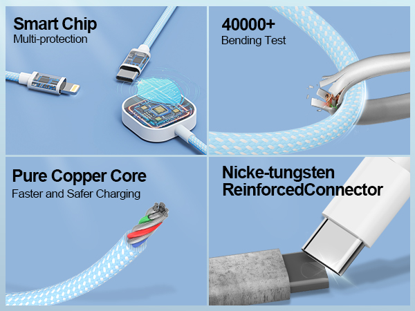 multiple charger cord