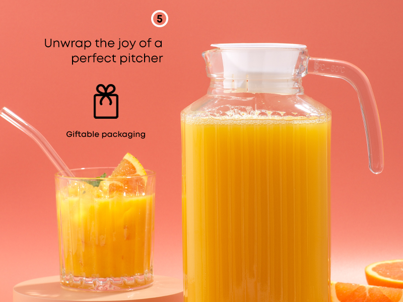 glass pitcher