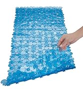 SONGZIMING Pebble Bath Mat for Bathtub to Anti Slip Bathtub Mat in Shower with 16 Inches by 35 In...