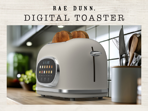 Smart digital toaster oven by Rae Dunn – versatile, countertop, easy-to-use appliance