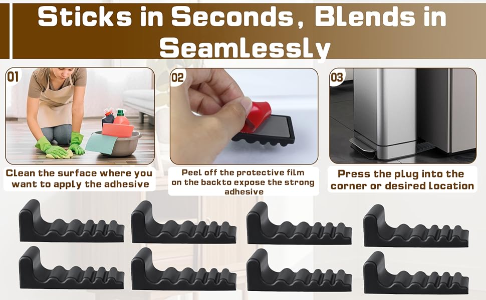 trash can wall guard bumpers A+4