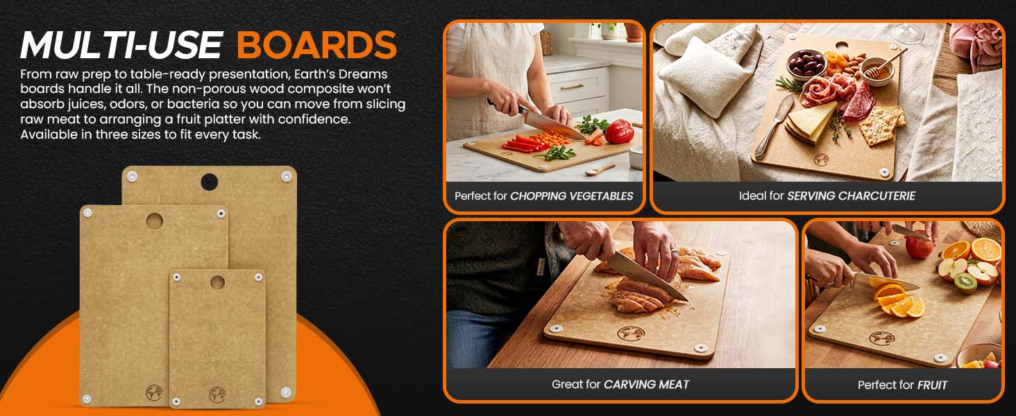 composite Wood Cutting Board chopping non toxic large plastic board tablas para picar cocina
