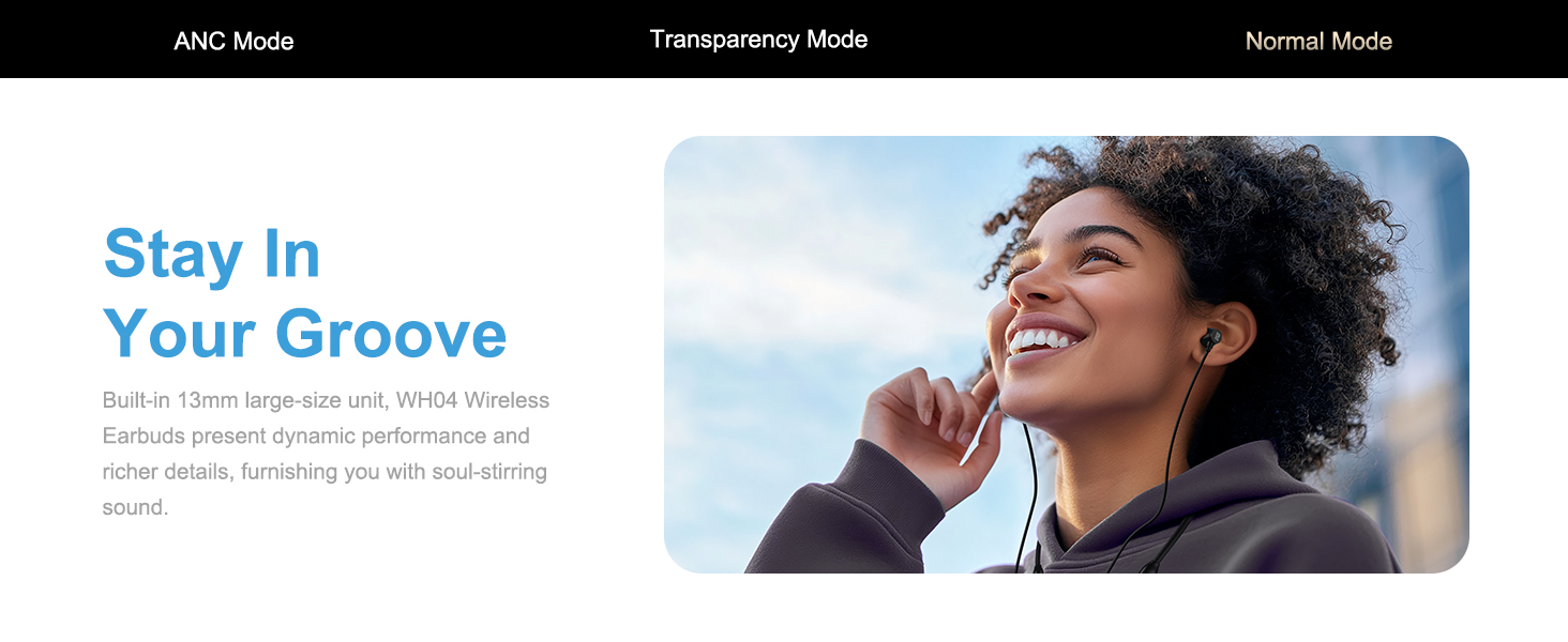 13mm driver units present dynamic performance and richer details with soul-stirring sound.