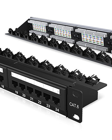 24port keystone patch panel