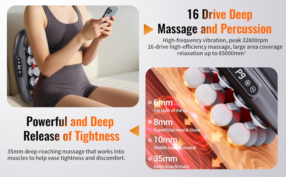 deep tissue massage gun