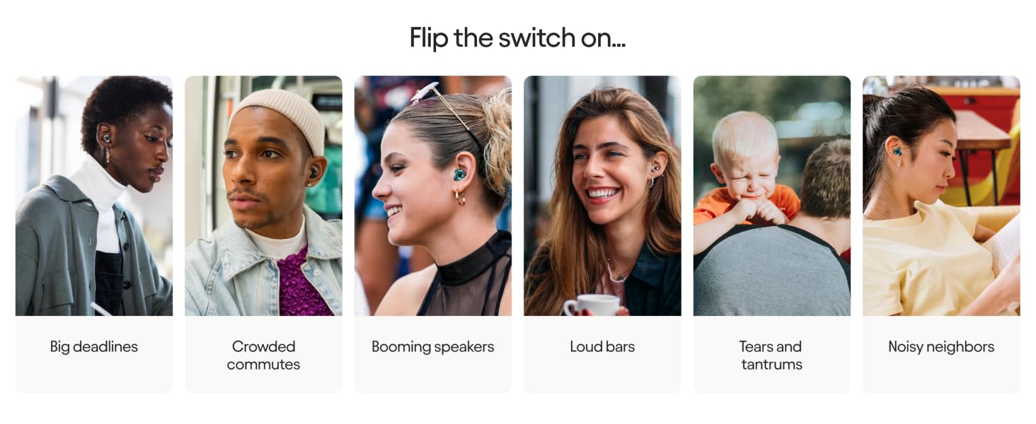 Loop Switch Noise Reducing Earplugs