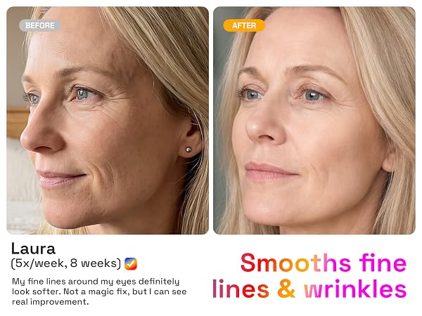 Smooths finelines &amp;amp; wrinkles