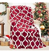Homemate Heated Blanket Electric Throw - 50“x60“ Heating Blanket with 10 Fast Heat Levels 8 Hours...
