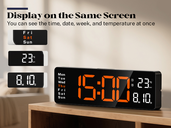 LED WALL CLOCK