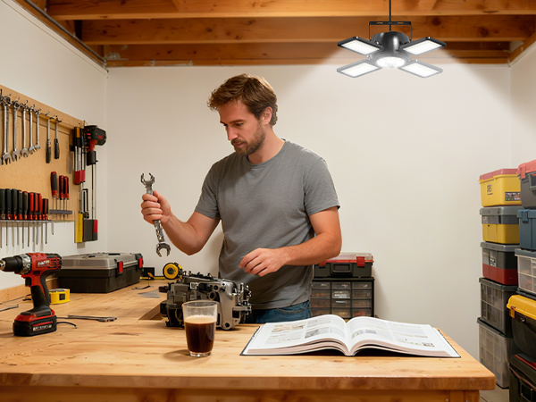 solar shed light with cord