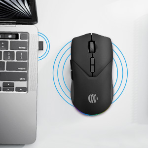 Wireless Bluetooth office mouse compatible with MAC