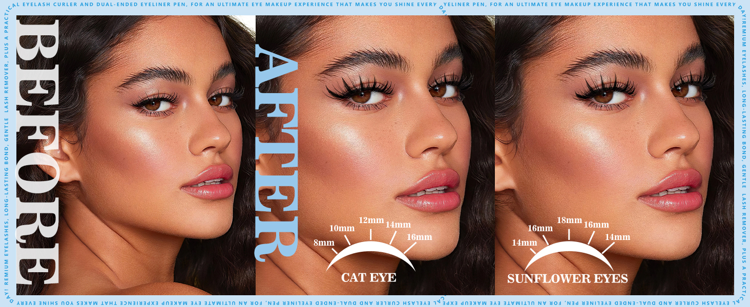 Manga lash clusters kit