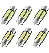 Serundo Auto DE3175 Led Festoon Bulb, 31mm 1.22in DE3022 Led,Super Bright Interior Led Festoon Us...