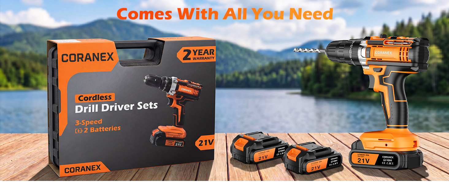 Cordless Drill Set