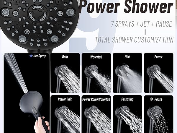 shower head with handheld