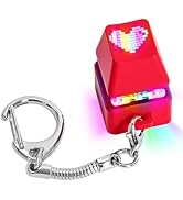 Keyboard Fidget Toys for Adults Keyboard Clicker with LED Light Keychain Fidget Sensory Fun Toys ...