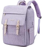 LOVEVOOK Laptop Backpack Purse for Women Fashion Vintage Computer Backpack 15.6 Inch Large Teache...