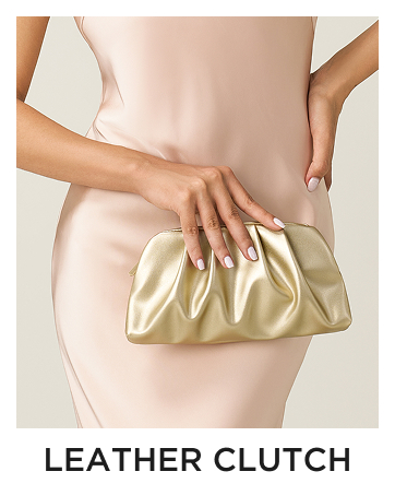 LEATHER CLUTCH