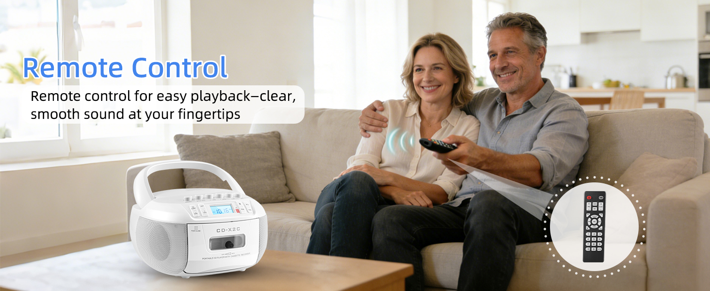 CD and Cassette Player