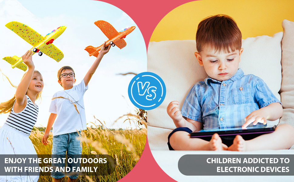 2 in 1 Airplane Launcher Toy