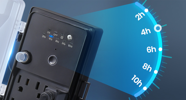 outdoor outlet weatherproof yard outlet stake waterproof