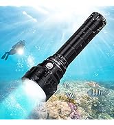 Wurkkos DL40 Diving Flashlight, Bright Max 5000 Lumen Scuba Dive Light with 4 LH351D LED, IPX8 Wa...