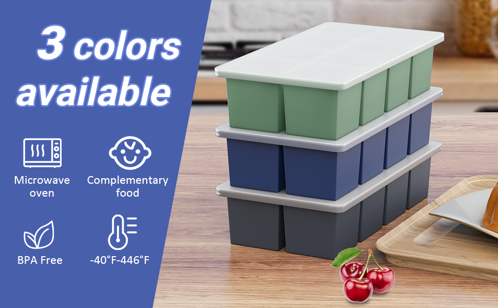 large square ice cube trays for cocktails with lid