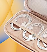 NISHEL Travel Cord Organizer Case, Double Layers Tech Electronic Case, Travel Essentials for Char...