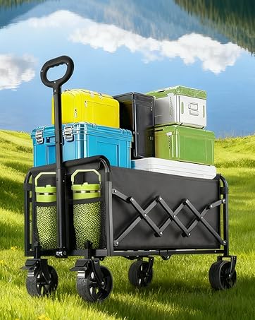 Collapsible Foldable Wagon Cart with Wheels